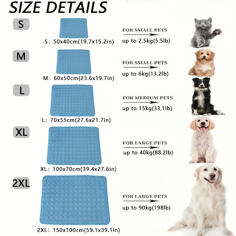 Cooling Pet Mat Summer Comfort
