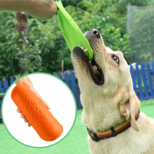 Interactive Flying Disc Dog Toy