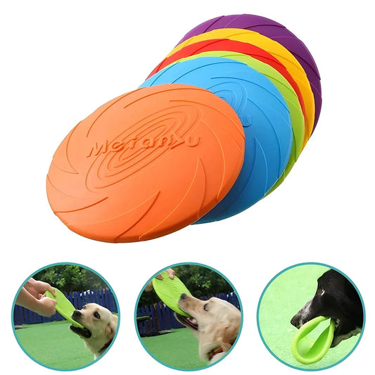 Interactive Flying Disc Dog Toy
