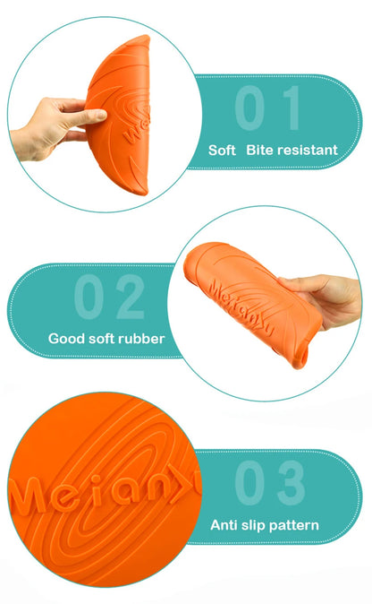 Interactive Flying Disc Dog Toy