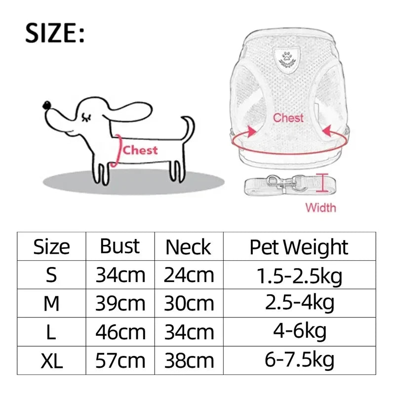 Comfy Mesh Pet Harness