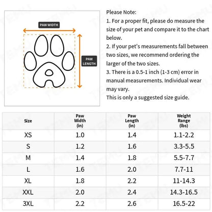 Waterproof Dog Paw Boots