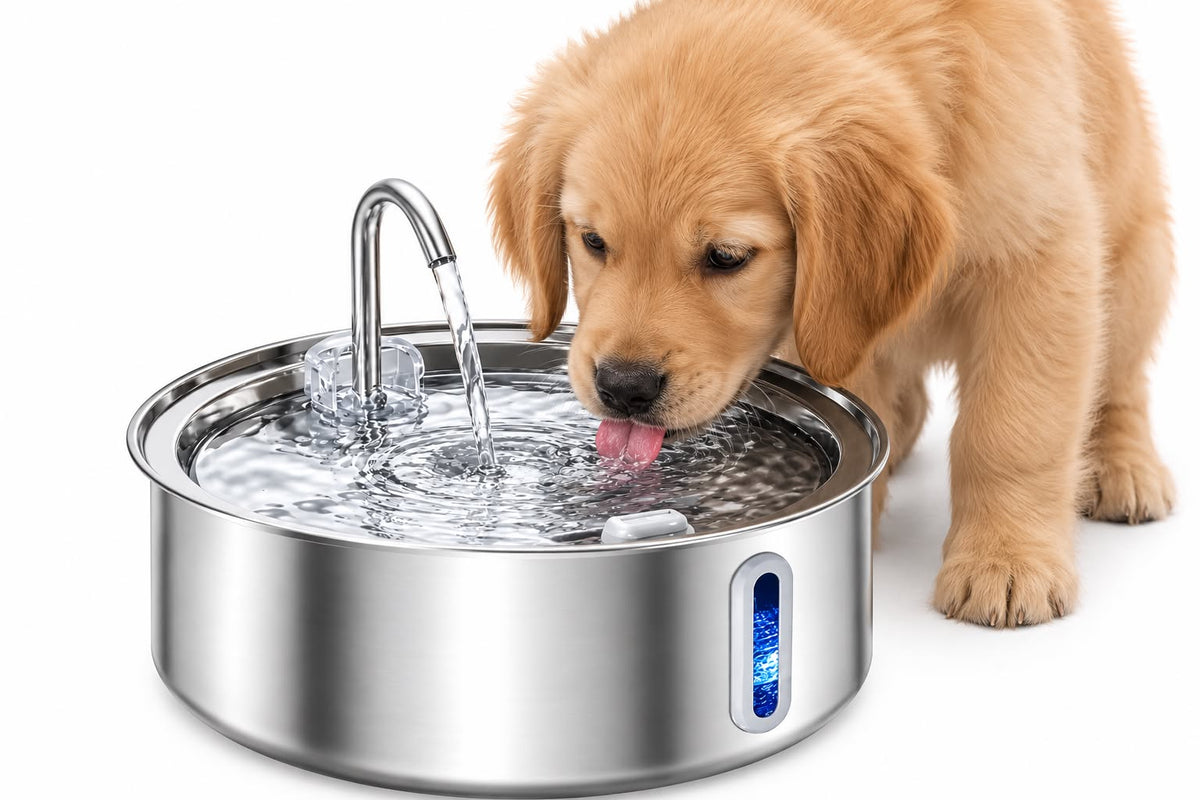 Stainless Steel Cat Fountain