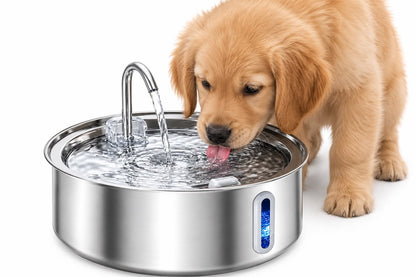 Stainless Steel Cat Fountain