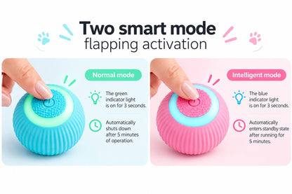 Interactive Rolling Cat Ball