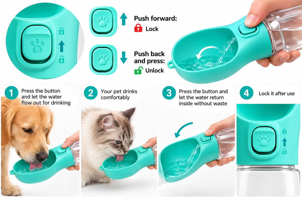 Portable Pet Water Bottle