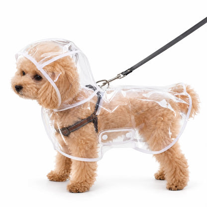 Impermeable transparente para perros