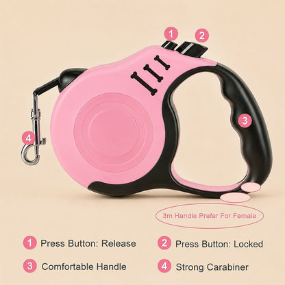 Durable Retractable Pet Leash