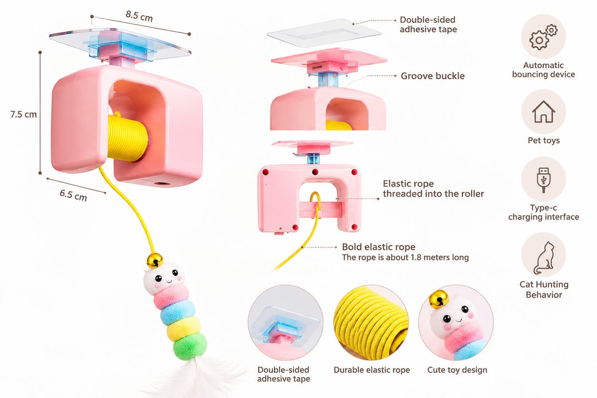 Flying Bird Cat Toy