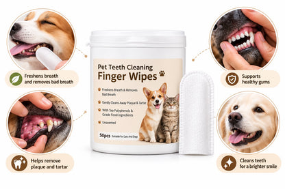 Pet Finger Dental Wipes